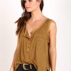 Free People Traveler Linen Tank